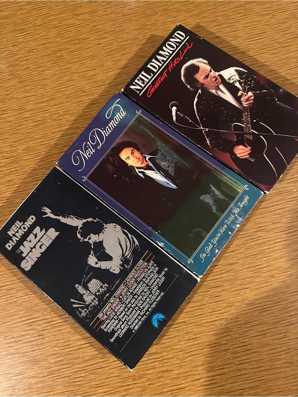 ⭐️ Neil Diamond Vintage VHS Tapes (3)